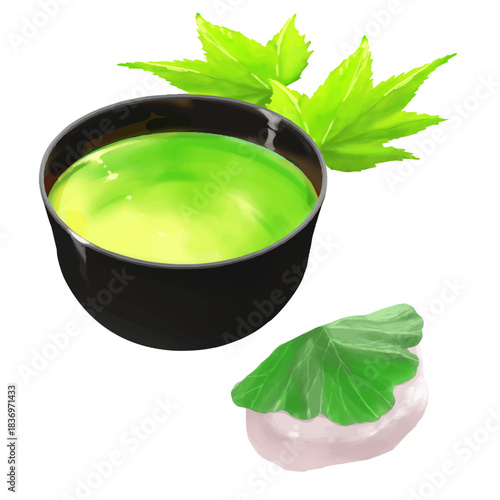 日本茶_緑茶_和菓子