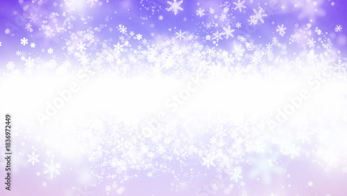 雪の降っている風景