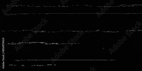 Glitch Overlay Stock Image In Black Background