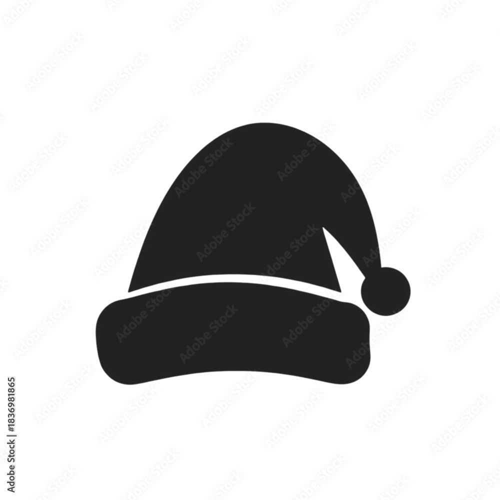Fototapeta premium Santa hat icon