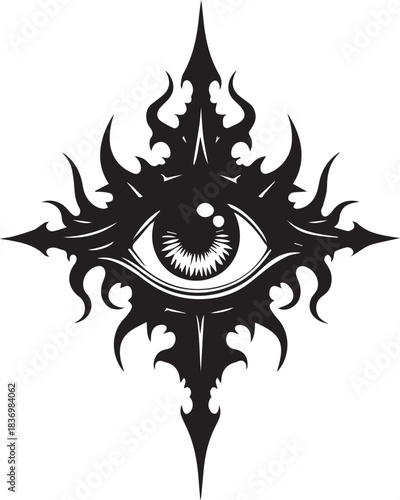 Mystic Eye Vector Symbol