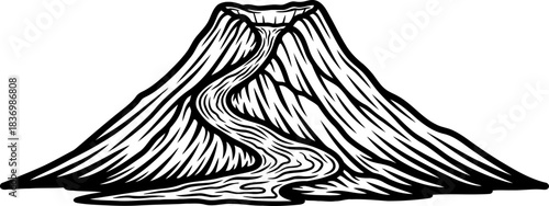 elemental surge dynamic monochrome depiction of earths raw energy, isolated on transparent background