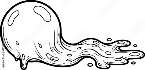 fluiditys embrace witnessing the playful evolution of abstract forms, isolated on transparent background