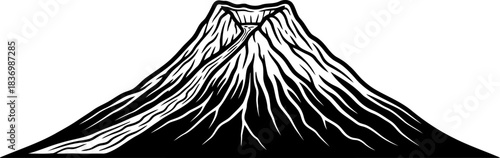 iconic ascent natures timeless pinnacle of aspiration and serenity, isolated on transparent background