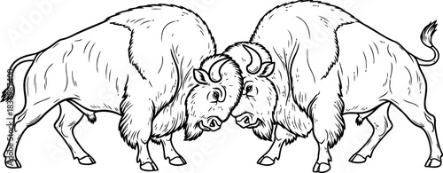 market titans clash a symbol of enduring resilience and economic drive, isolated on transparent background