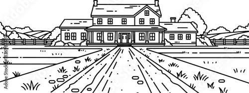 path to prosperity unveiling the enduring heart of rural american life, isolated on transparent background