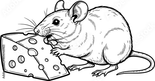 whiskered gourmet the quintessential quest for delectable satisfaction, isolated on transparent background