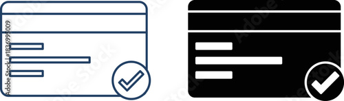 "Secure Payment Confirmed: Verified Credit Card Icon"