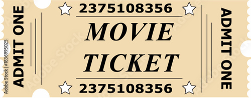 “Premium Movie Ticket Admit One”