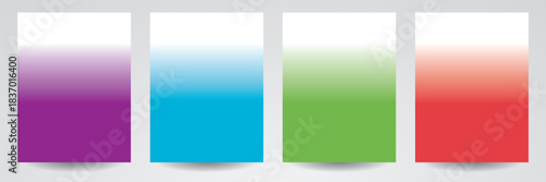 Linear color gradient background of purple, blue, green and red colors