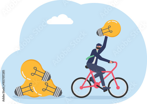 illustration of an idea thief applied to competitor businesses

