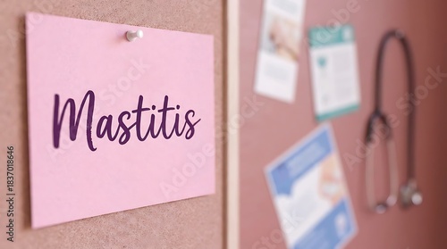 Learn about mastitis symptoms and treatment options for breastfeeding mothers with this helpful reminder