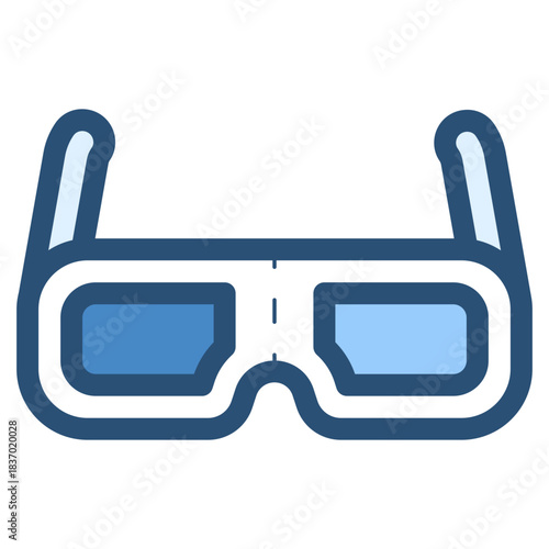3D glasses icon