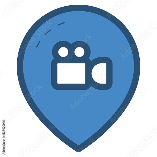 cinema pin location icon