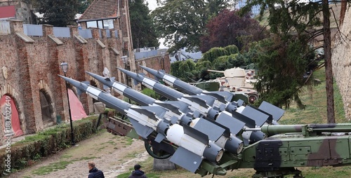 Battery of a Yugoslav version of the Soviet S-125 