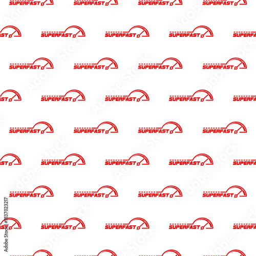 Speedometer design pattern seamless isolated on white background