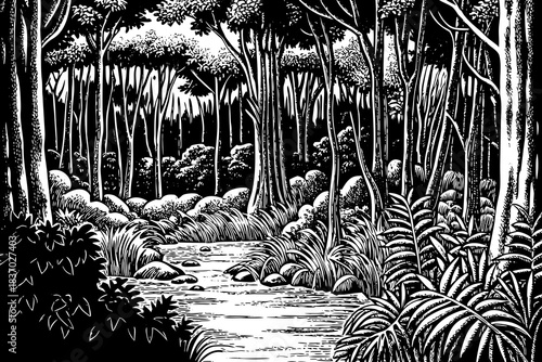 The Amazon Rainforest thrives with dense green canopy, powerful rivers, and extraordinary biodiversity, forming one of the most vital natural regions on the planet