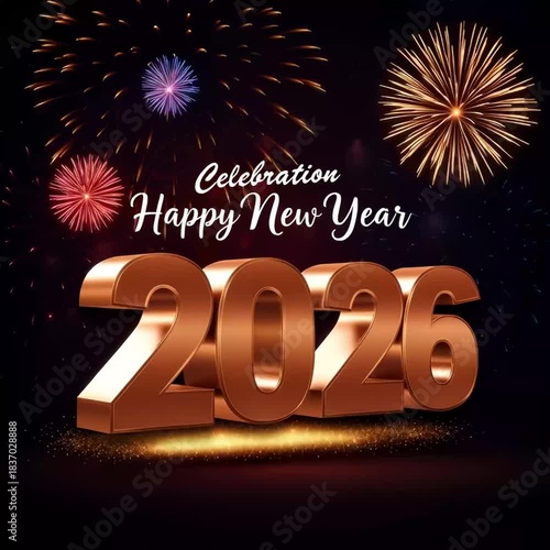 Happy new year 2026 celebration 