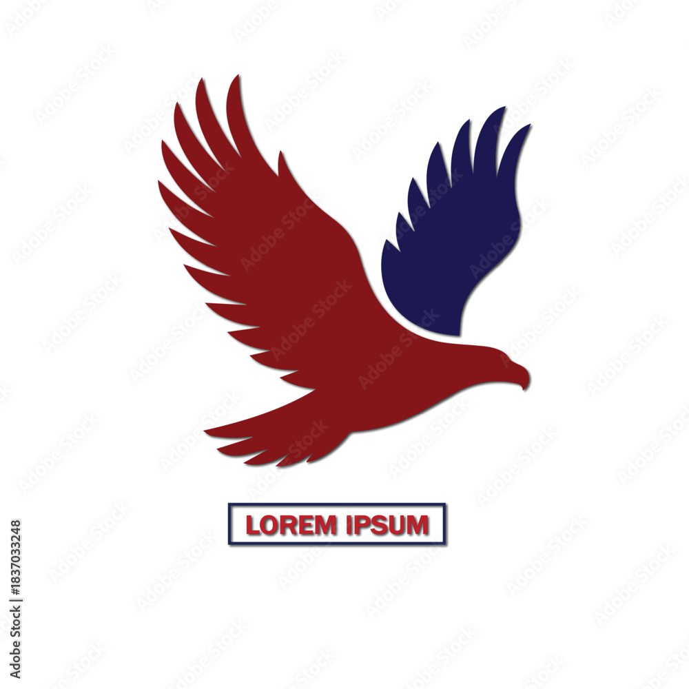 Obraz premium Flying Eagle logo 