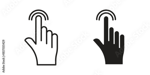 Easy to use icons symbol, logo illustration. Vector graphics set