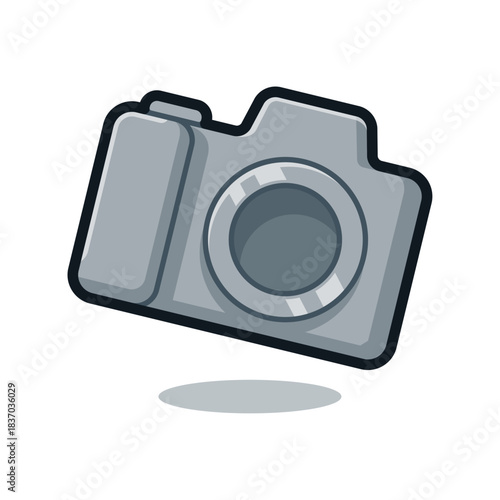 Professional Camera for Photography Isolated on Background