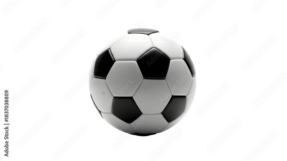 Naklejka premium soccer ball on Transparency background