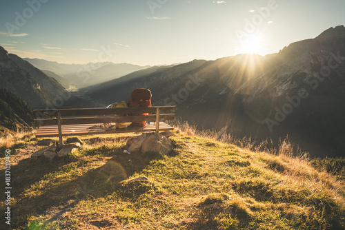Fotografía Bergsteiger auf Bergtour im Ötztal