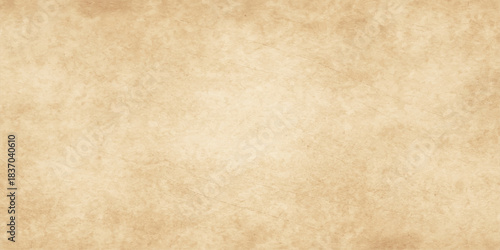 A textured, antique brown parchment sheet with a vintage, aged, and slightly burned grunge pattern. Aged brown parchment texture backdrop for vintage grunge design. vintage brown surface with stained