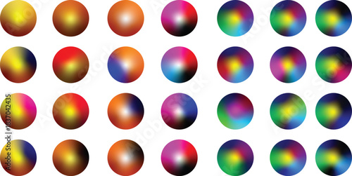 Shiny metallic gradient texture pattern. A versatile shiny metallic gradient texture with vibrant colors and a smooth finish, perfect for digital design applications.