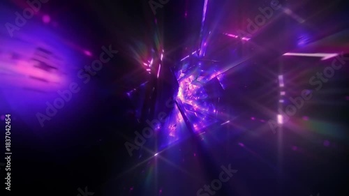 Animated space tunnel