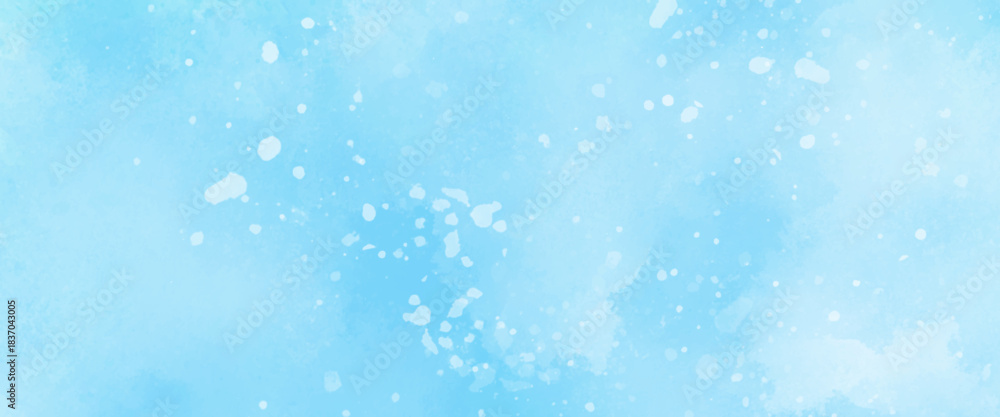 Obraz premium Abstract light blue watercolor background.