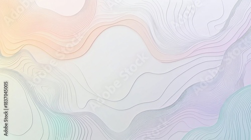 A whiteboard with a gradient of pastel colors blending seamlessly