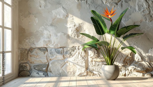 Bird of Paradise indoor.