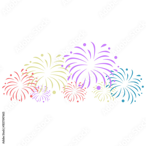 Bright Colors Light Up Night Sky