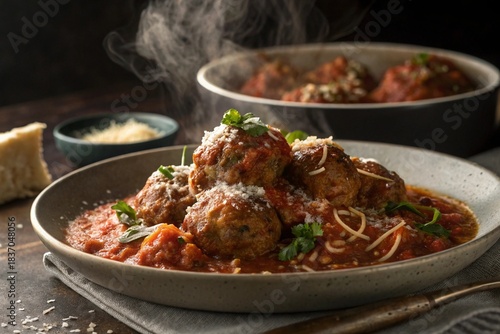 Italian Meatballs in Tomato Sauce