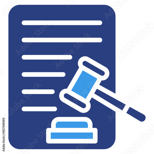 Legal Document  Icon Element For Design