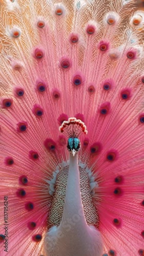 Magical peacock phoenix bird with glowing iridescent feathers, shimmering light effects, vibrant colors and elegant pose, creating a fantasy firebird image with a mystical, luminous atmosphere.2