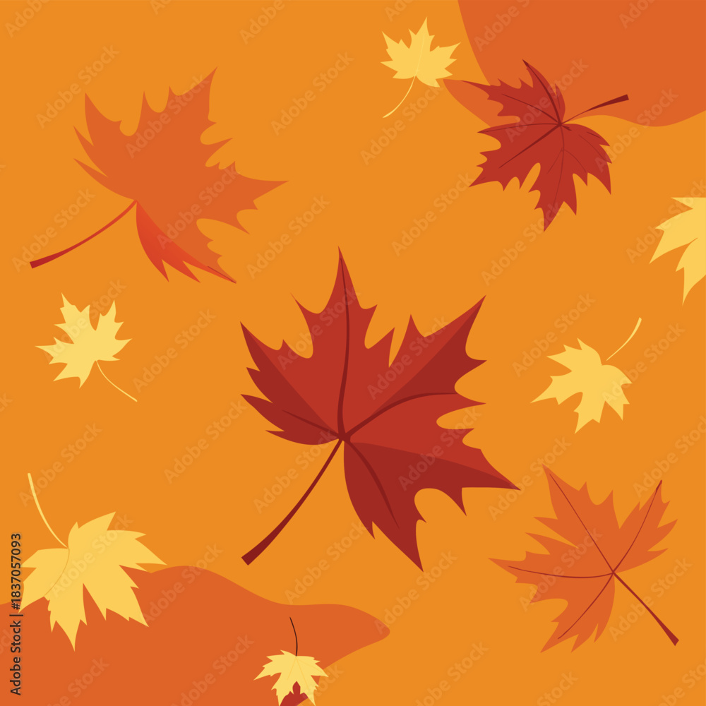 Fototapeta premium autumn leaves background