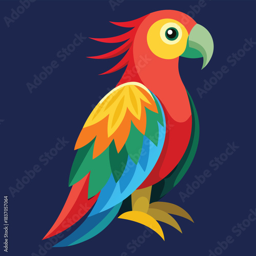 parrot on a branch