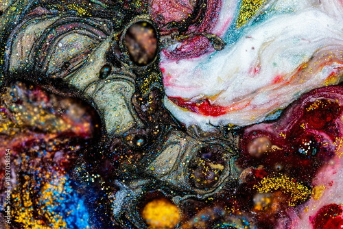 Texture astratta con colori vivaci e brillanti