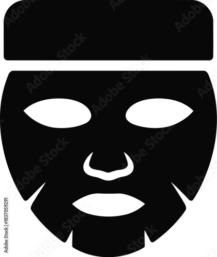 Find black facial mask for skin care treatment and beauty routine