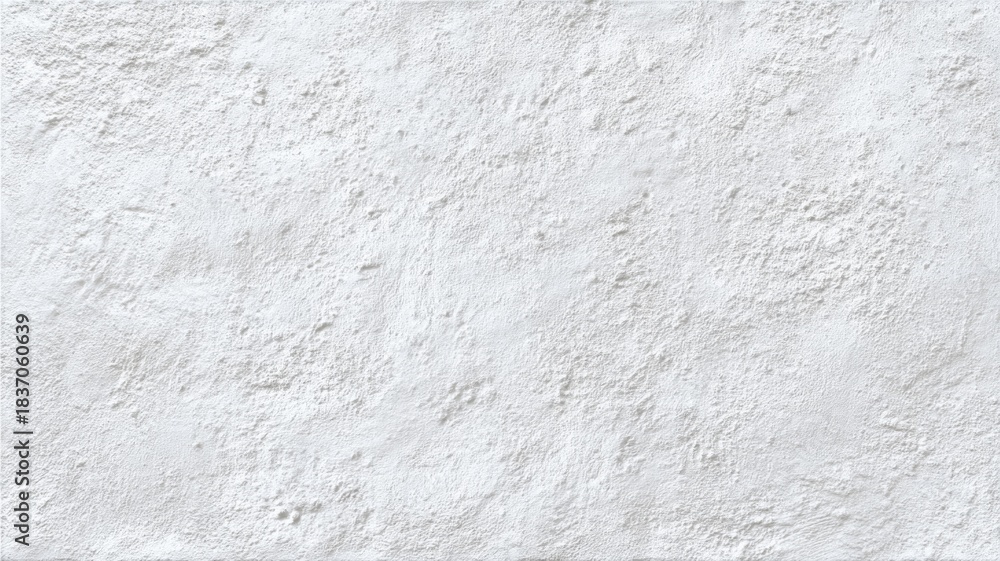 Naklejka premium Rough white plaster texture with subtle variations. AI image
