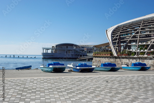 The Durrës, Albania, seafront stretches along the Adriatic in a blend of golden light, calm waves, and vibrant Mediterranean energy.