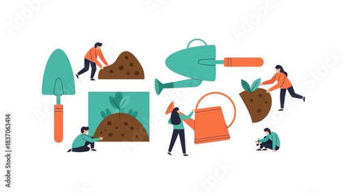 Collaborative Team Nurturing Sustainable Business Growth and Investment Strategy