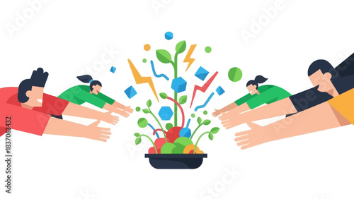 Team Collaboration Driving Explosive Growth and Innovative Success