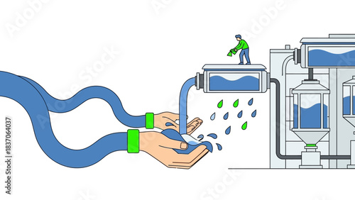 Advanced closed-loop system delivering sustainable clean water through efficient purification technology