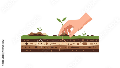 Establishing Deep Roots: Visual Concept for Sustainable Growth, Investment Strategy, and Foundational Development