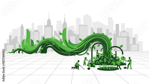 Collaborative Teams Cultivating the Future of Sustainable Urban Development and Green Infrastructure
