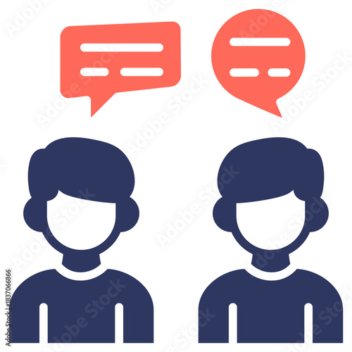 Communication Skills glyph color icon