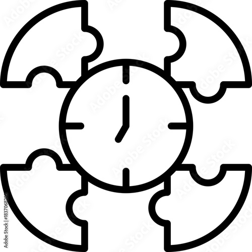 Organizational Skills line icon